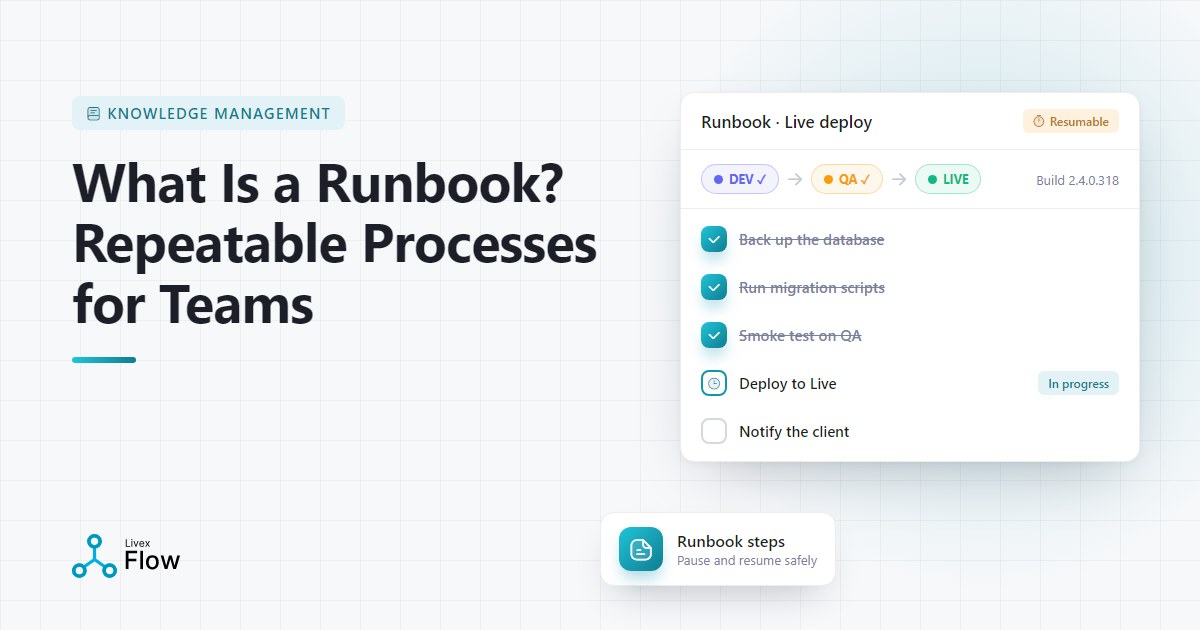Engineer following a runbook checklist step by step during a production release